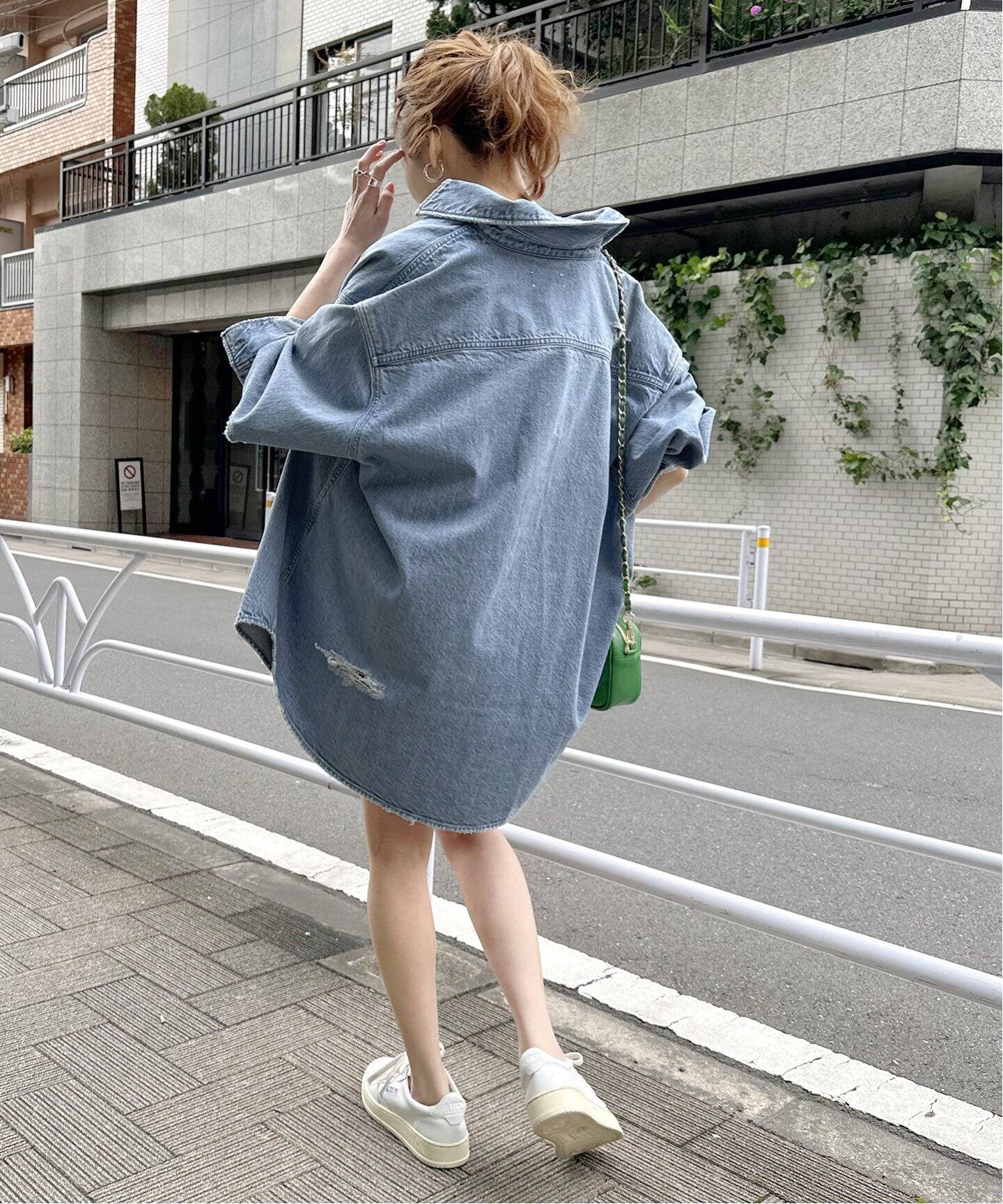 upper hights / アッパーハイツ】THE ESSENSE ダメージ（シャツ 