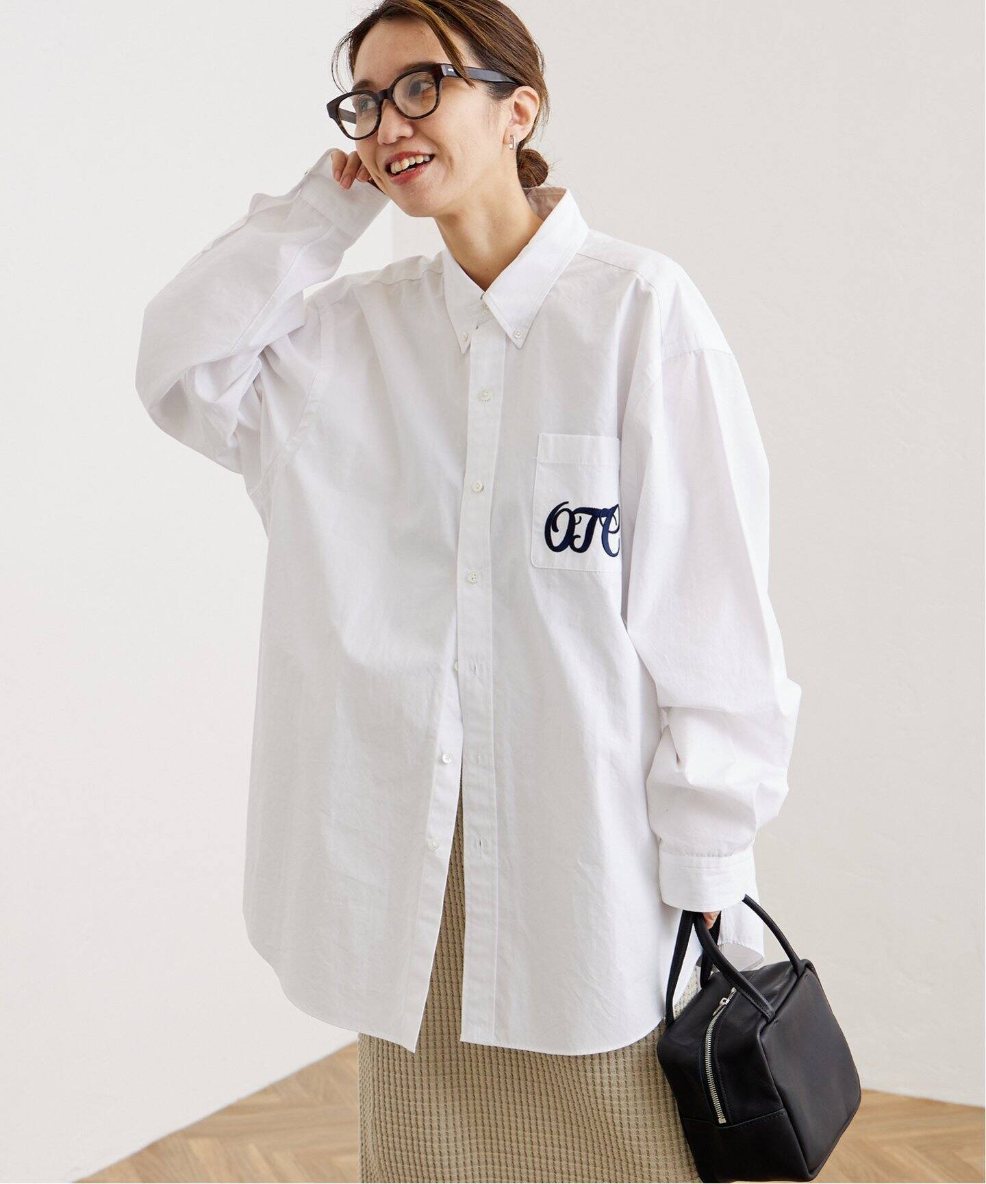 OFF THE CUFF/オフザカフ】POCKET EMB シャツ（シャツ／ブラウス 