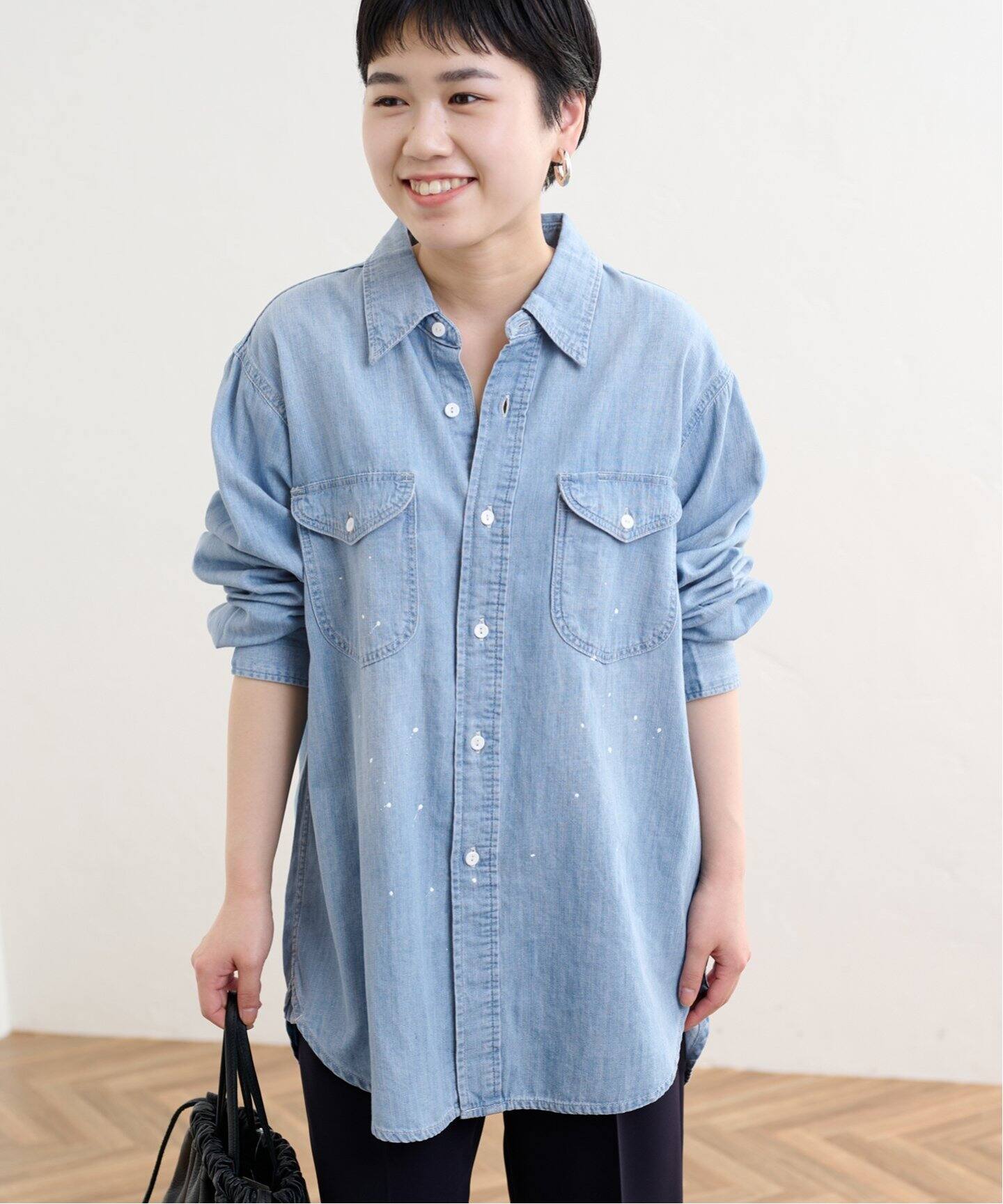 LEE/リー】別注VINTAGEライクデニムシャツ（シャツ／ブラウス  