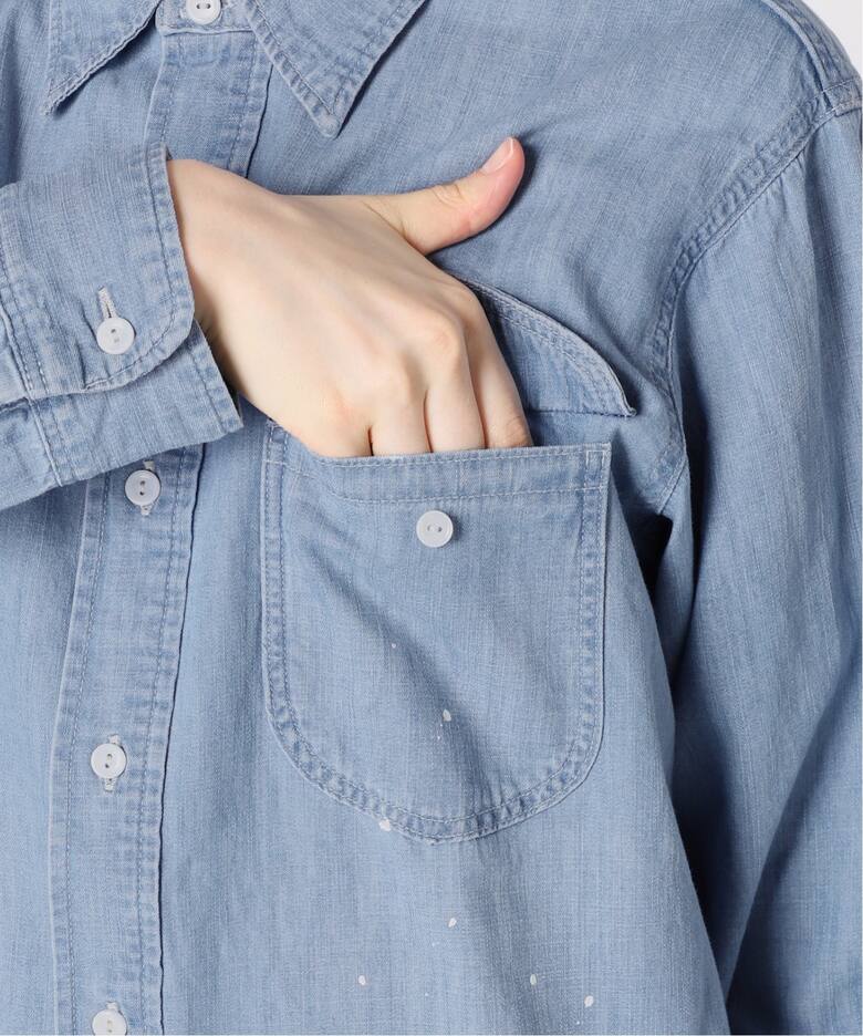 Lee 愉し デニムシャツ 16 1/2 MEDIUM ユニオンメイド