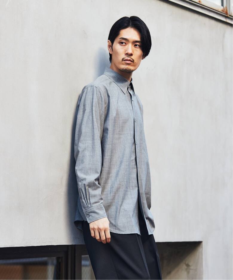 AURALEE / オーラリー】SUPER FINE TROPICAL WOOL SHIRT（シャツ  