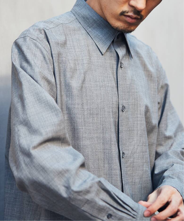 AURALEE / オーラリー】SUPER FINE TROPICAL WOOL SHIRT（シャツ 
