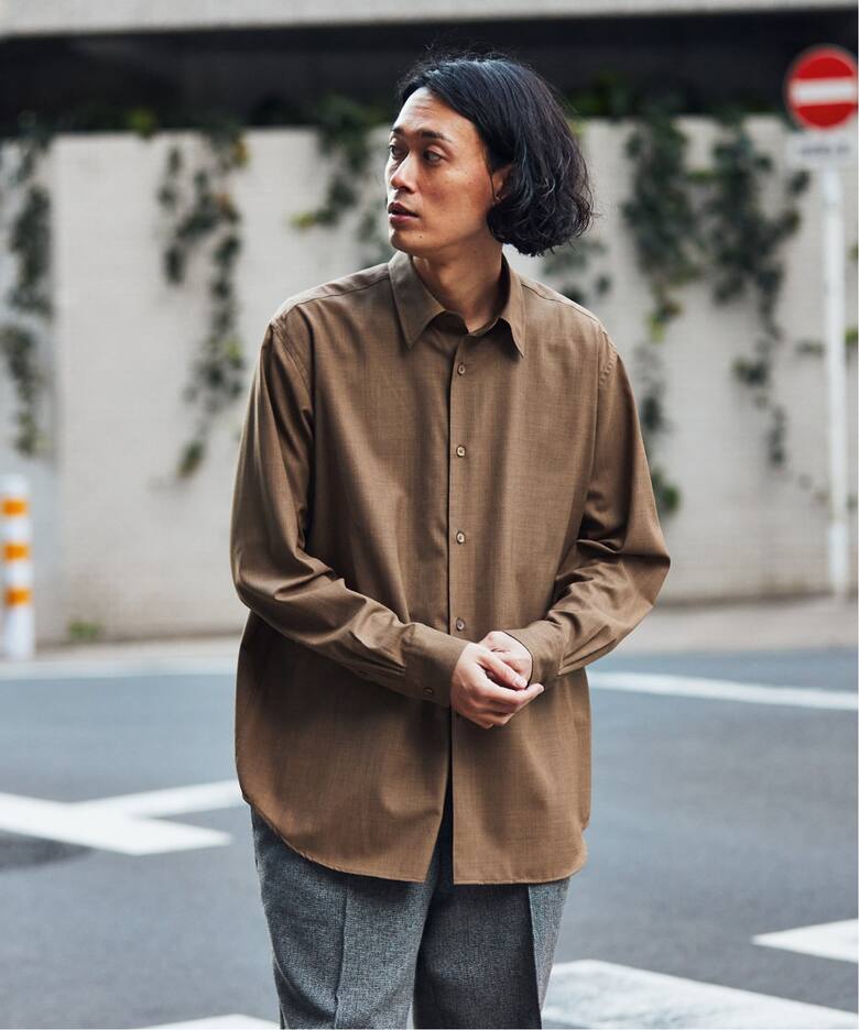AURALEE / オーラリー】SUPER FINE TROPICAL WOOL SHIRT（シャツ  