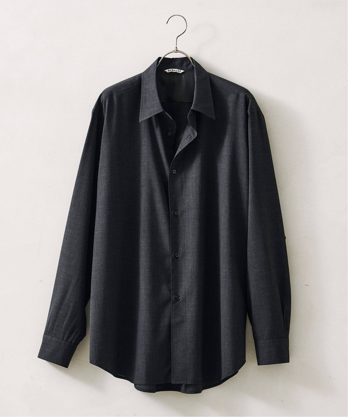 AURALEE / オーラリー】SUPER FINE TROPICAL WOOL SHIRT（シャツ  