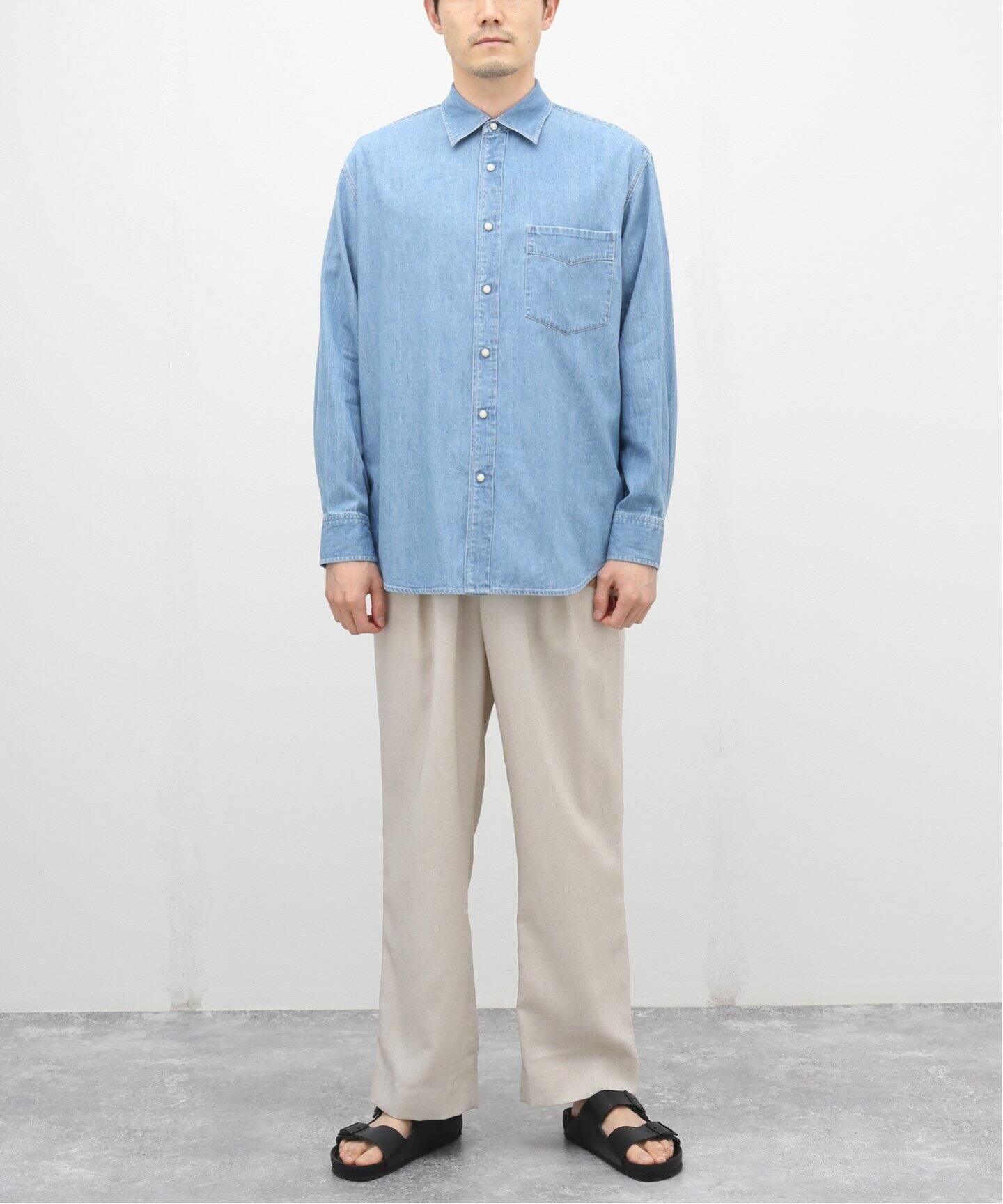 AURALEE / オーラリー】SELVEDGE SUPER LIGHT DENIM SHIRT（シャツ 