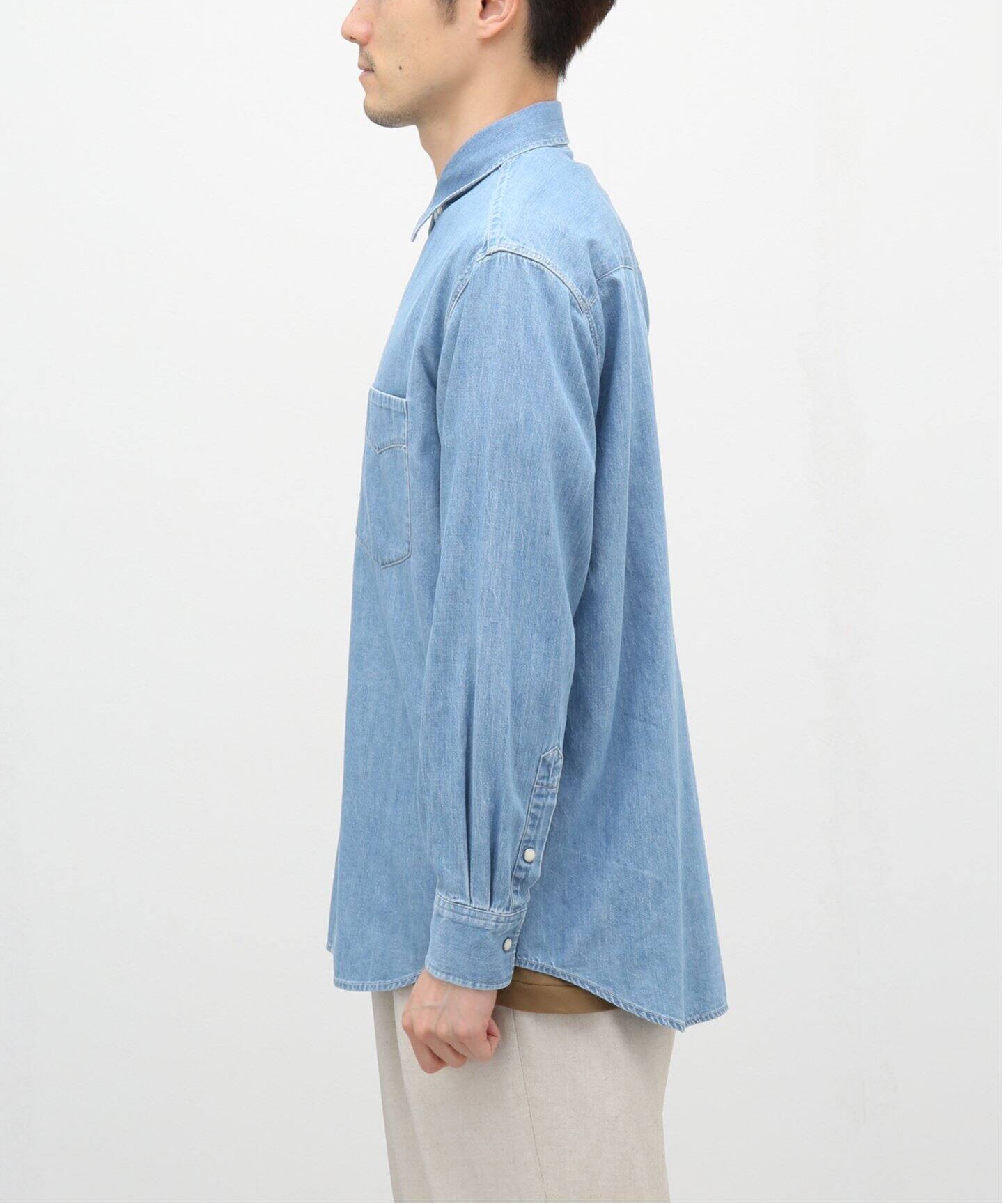AURALEE / オーラリー】SELVEDGE SUPER LIGHT DENIM SHIRT（シャツ 