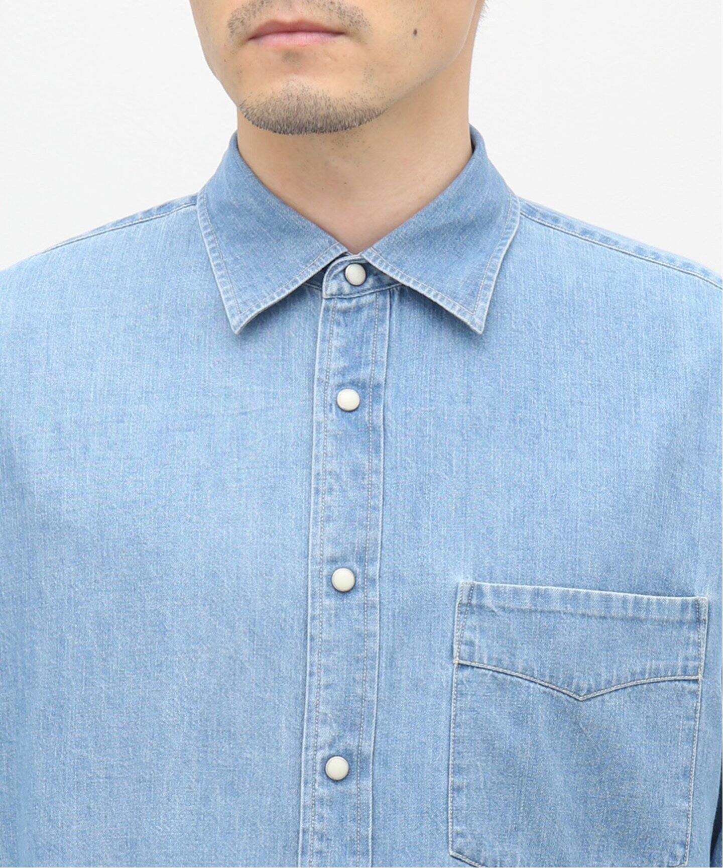 AURALEE / オーラリー】SELVEDGE SUPER LIGHT DENIM SHIRT（シャツ 