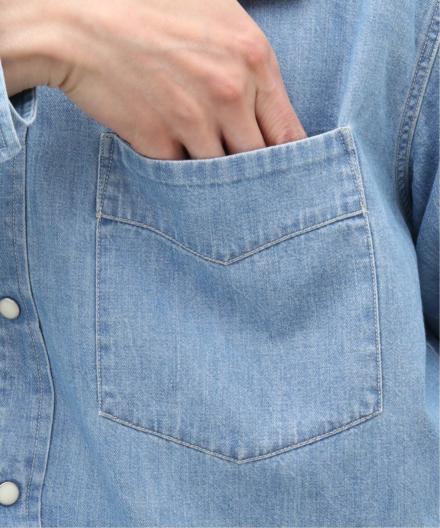 AURALEE / オーラリー】SELVEDGE SUPER LIGHT DENIM SHIRT（シャツ 