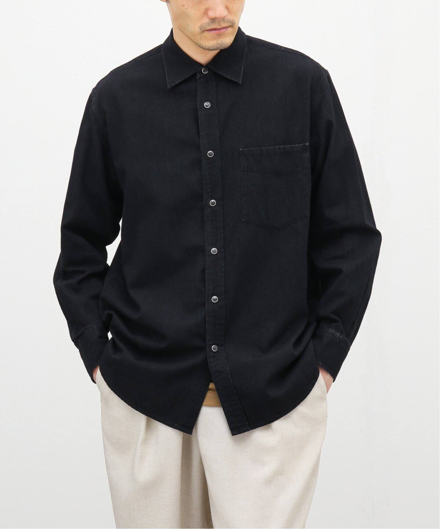AURALEE / オーラリー】SELVEDGE SUPER LIGHT DENIM SHIRT（シャツ  