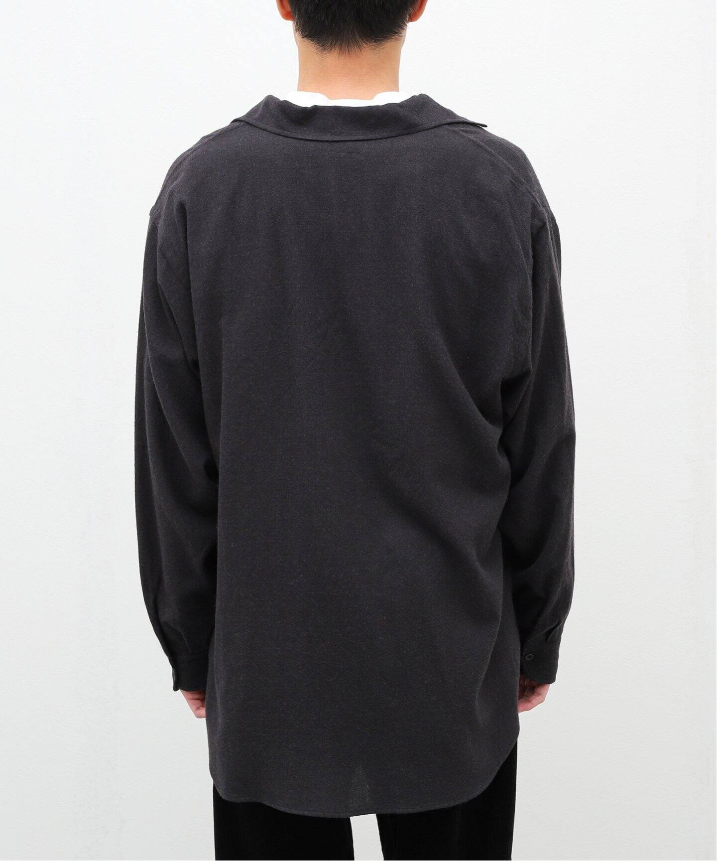 COMOLI / コモリ】ウールビエラスキッパーシャツ（シャツ／ブラウス 