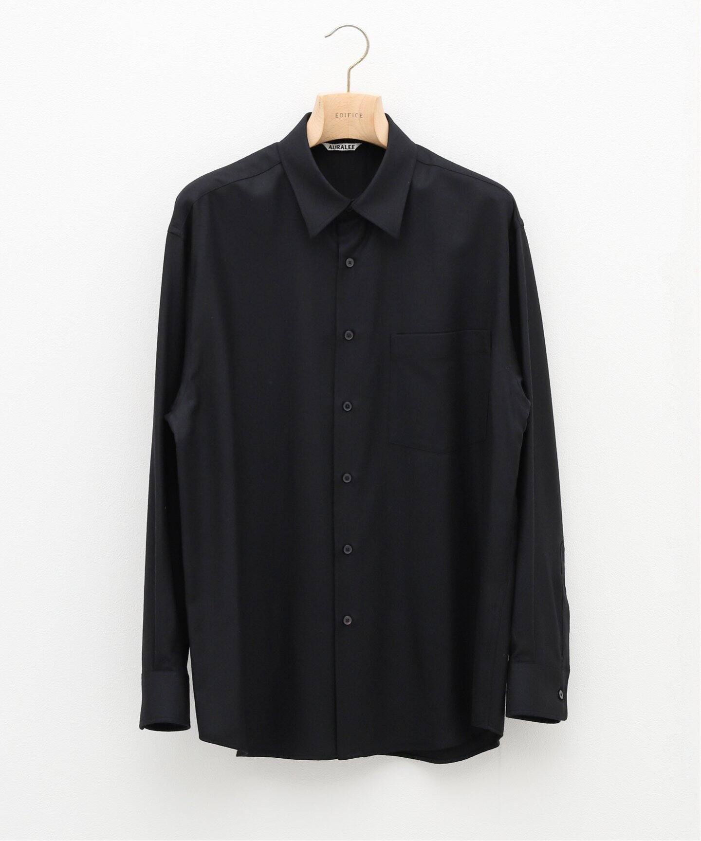 AURALEE / オーラリー】SUPER LIGHT WOOL SHIRT（シャツ／ブラウス  
