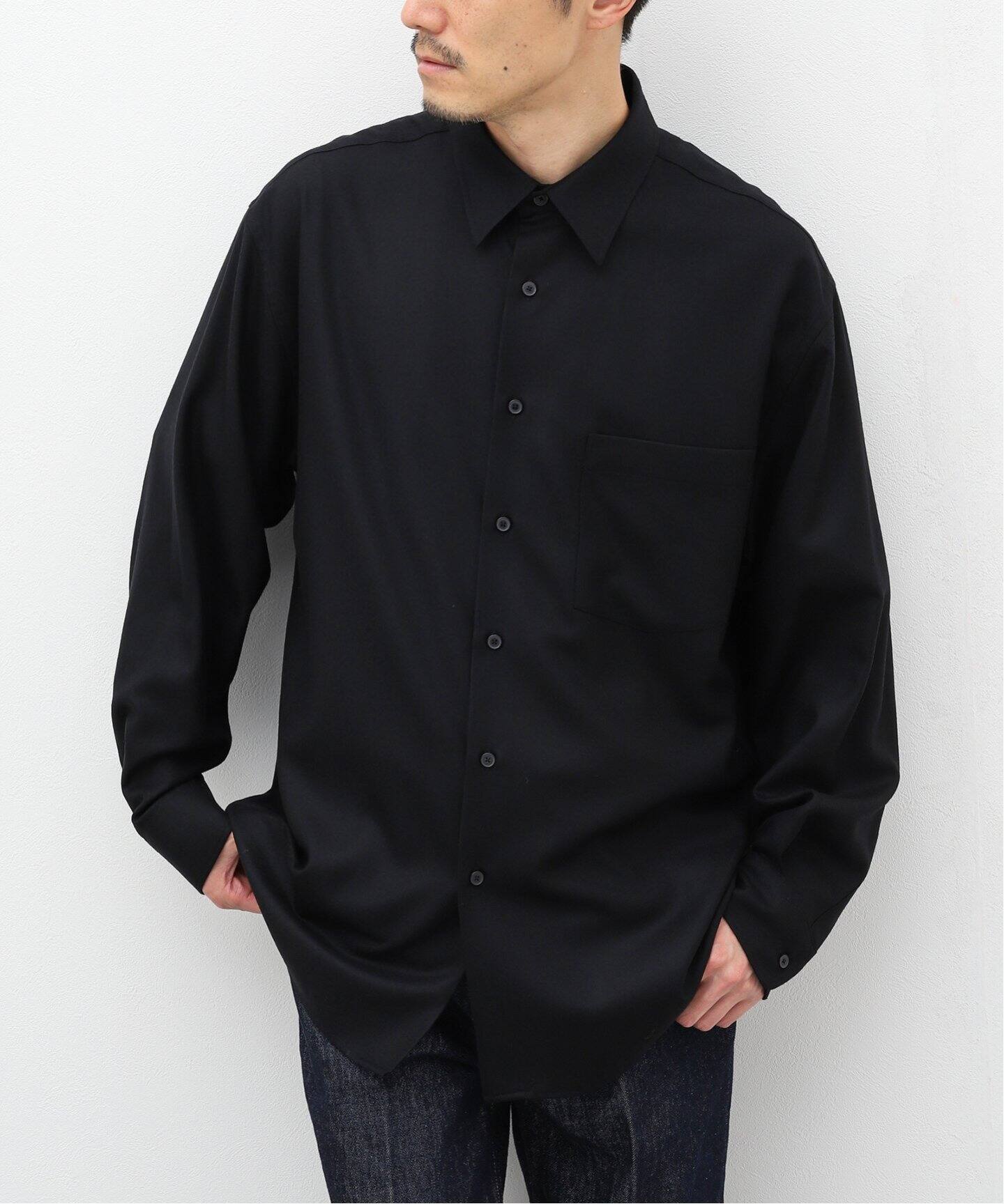 AURALEE / オーラリー】SUPER LIGHT WOOL SHIRT（シャツ／ブラウス  