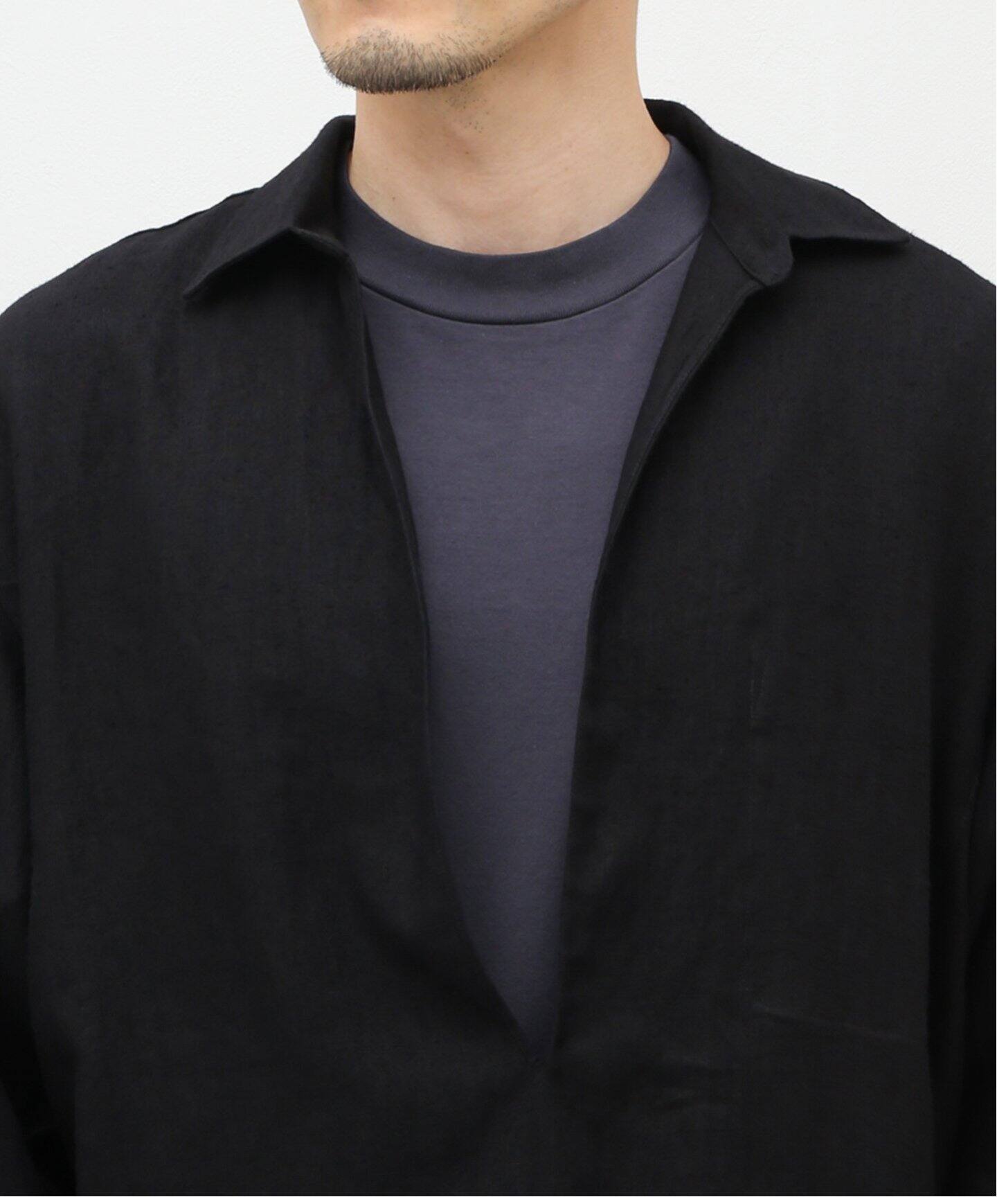 COMOLI / コモリ】カナパ プルオーバーシャツ（シャツ／ブラウス  