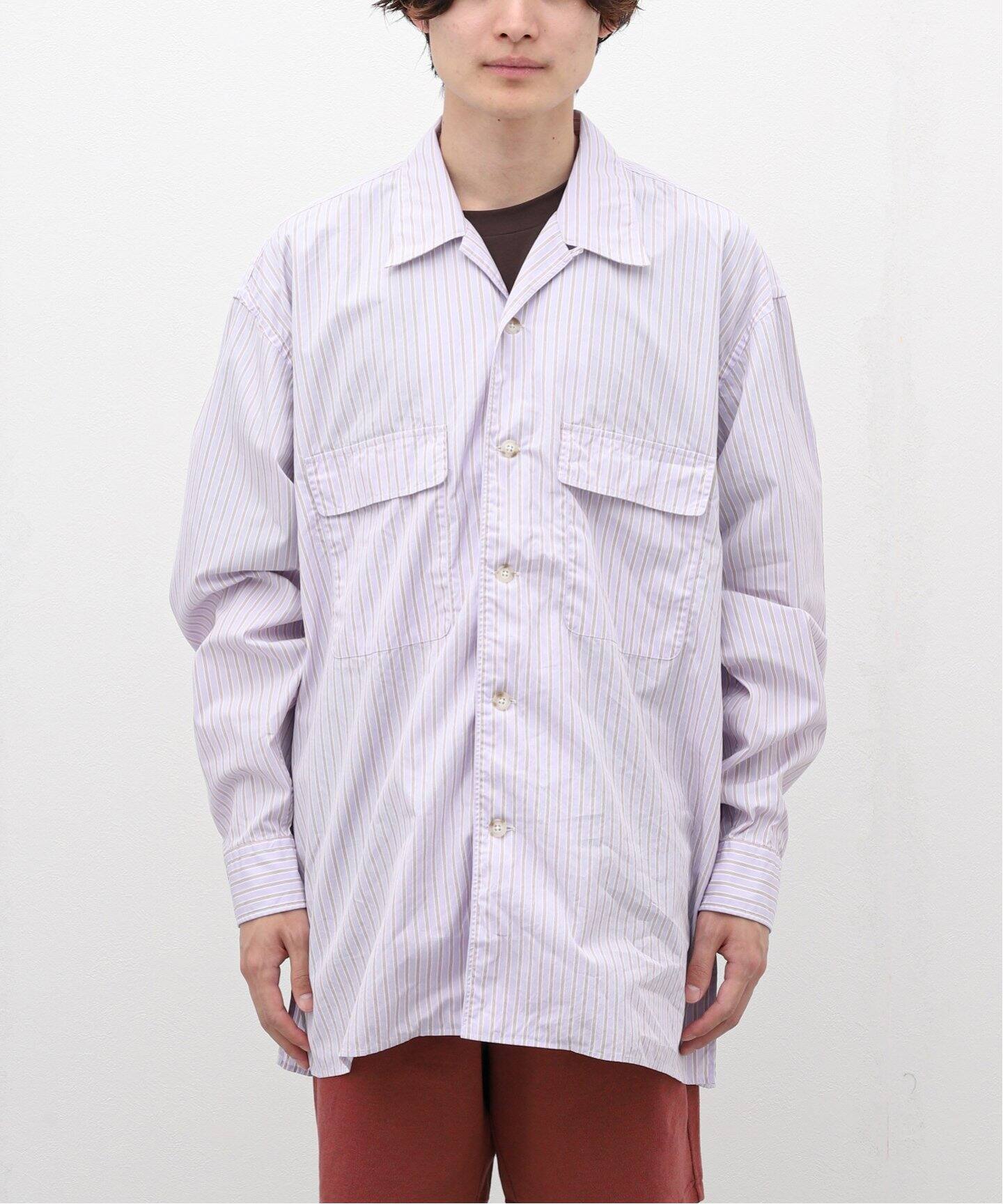 Marvine Pontiak Shirt Makers】 417別注 オープンカラーシャツ 