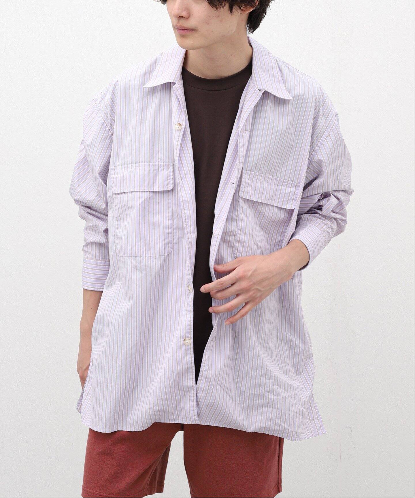 Marvine Pontiak Shirt Makers】 417別注 オープンカラーシャツ 