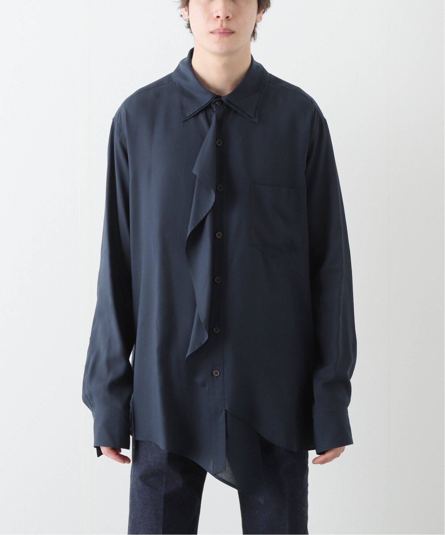 SULVAM / サルバム】DOUBLE ONEPIECE COLLAR SHIRT（シャツ／ブラウス 