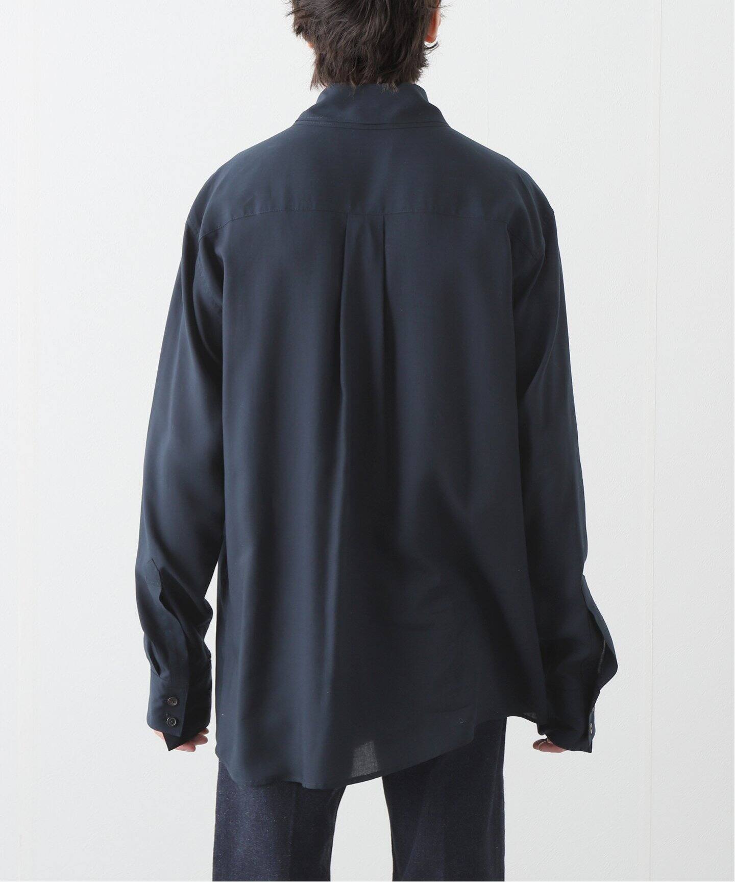 SULVAM / サルバム】DOUBLE ONEPIECE COLLAR SHIRT（シャツ／ブラウス 