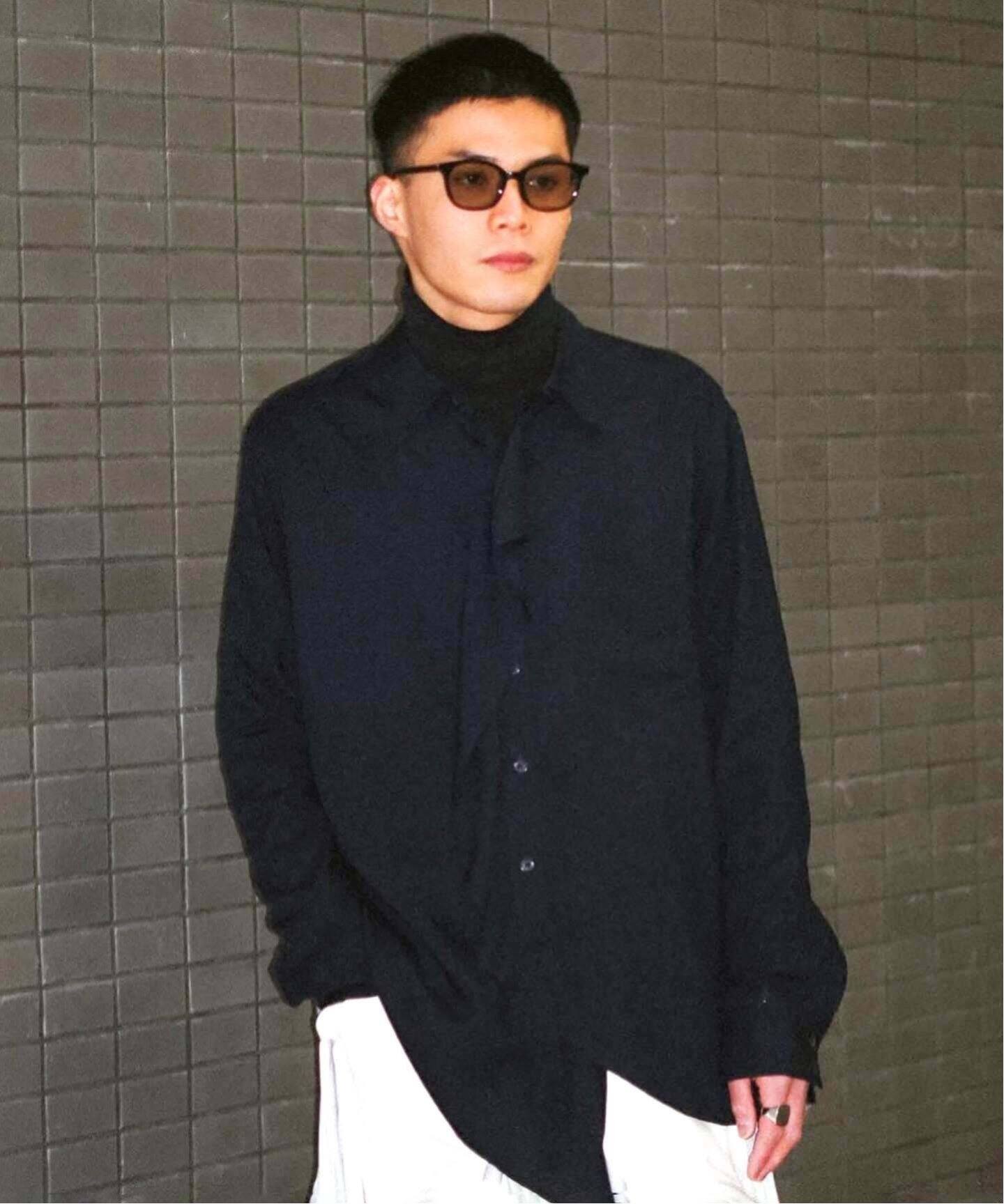 SULVAM / サルバム】DOUBLE ONEPIECE COLLAR SHIRT（シャツ／ブラウス 