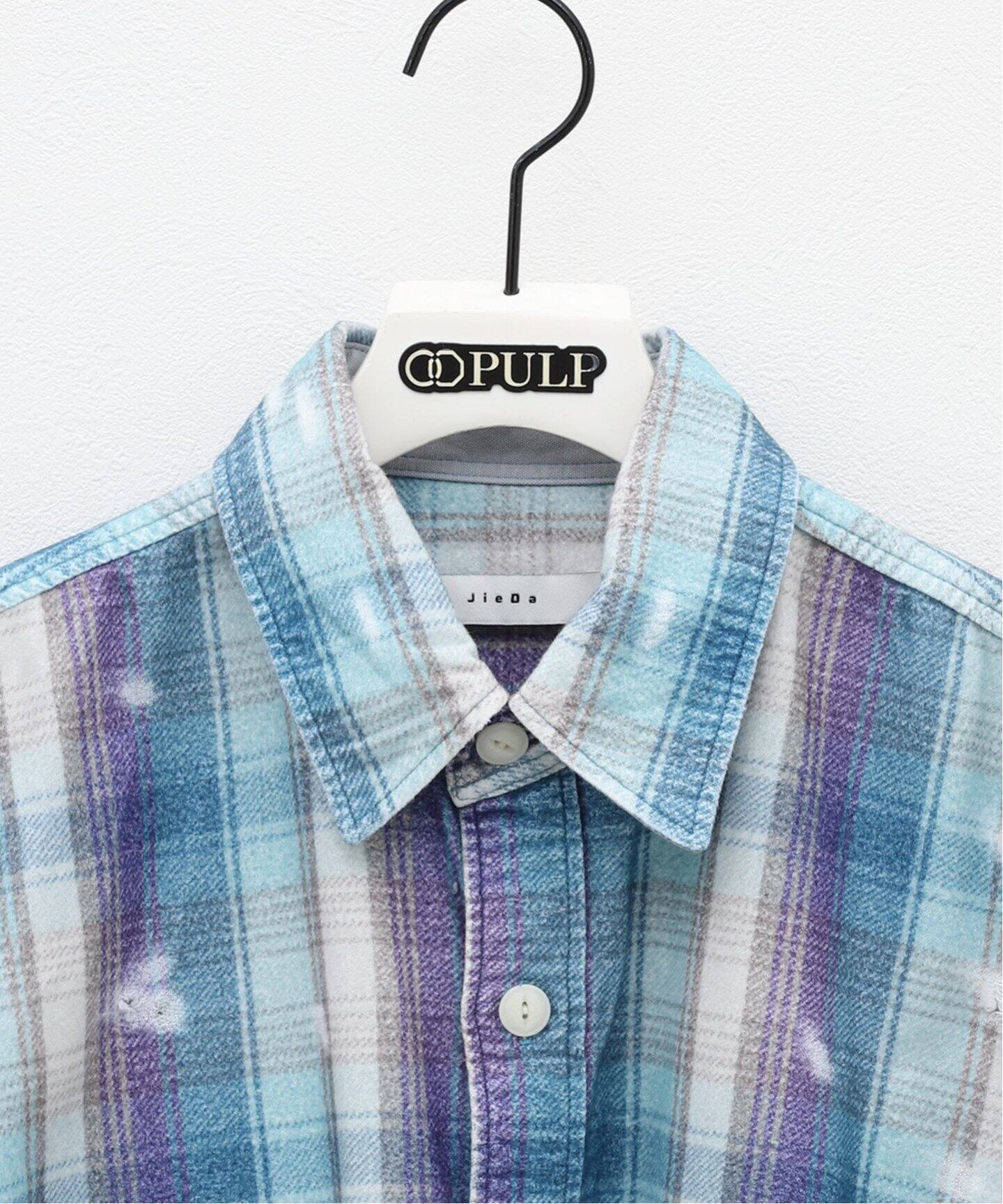 JIEDA / ジエダ】FLANNEL DAMAGE SHIRT（シャツ／ブラウス）｜PULP 
