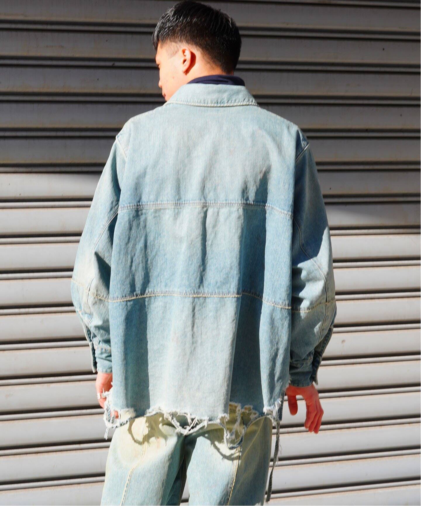JIEDA / ジエダ】DAMAGE OVER DENIM SHIRT（シャツ／ブラウス）｜PULP 
