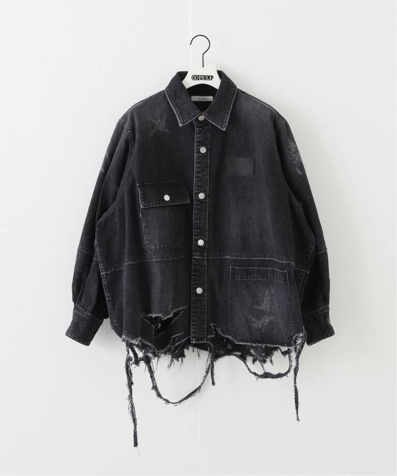 jieda POWER SHOULDER DENIM JACKET こけ 21ss