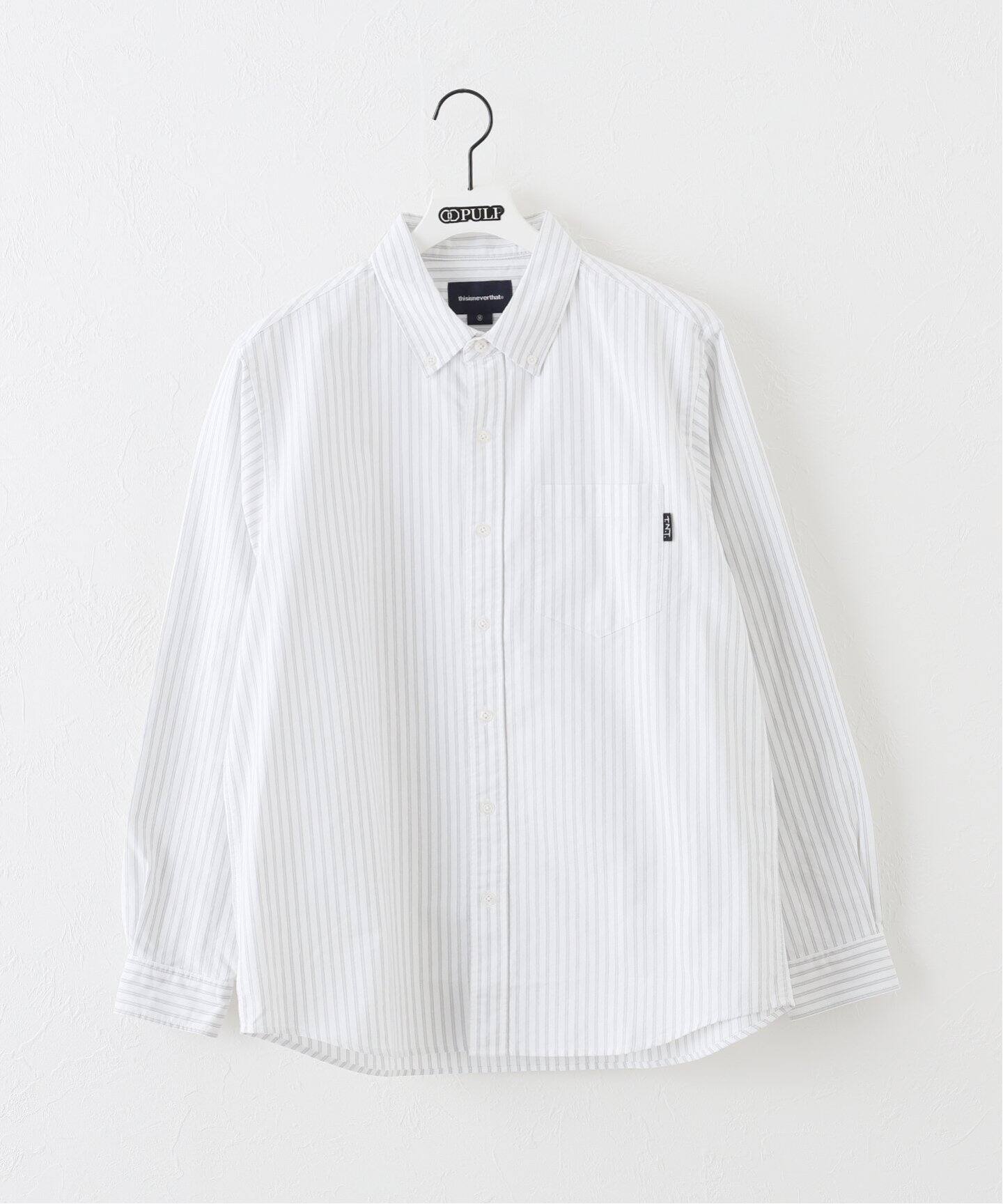 thisisneverthat / ディスイズネバーザット】 STRIPED OXFORD SHIRT 