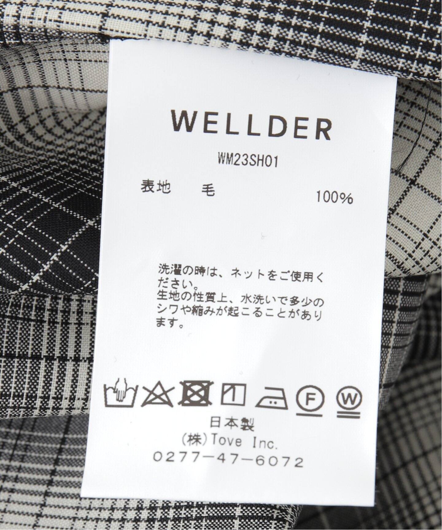 WELLDER / ウェルダー】Wide Silhouette Shirts（シャツ／ブラウス 