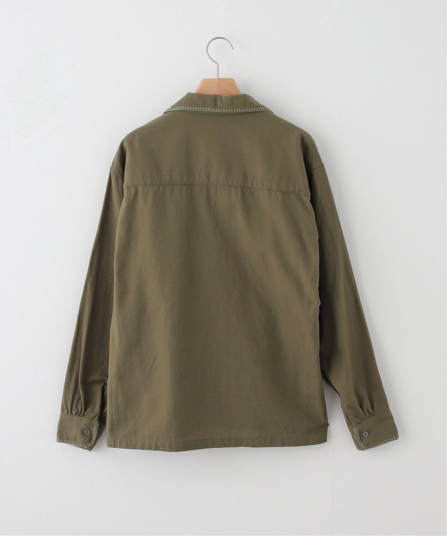 UNUSED / アンユーズド】STITCH OPEN COLLAR L/S SHIRTS（シャツ 