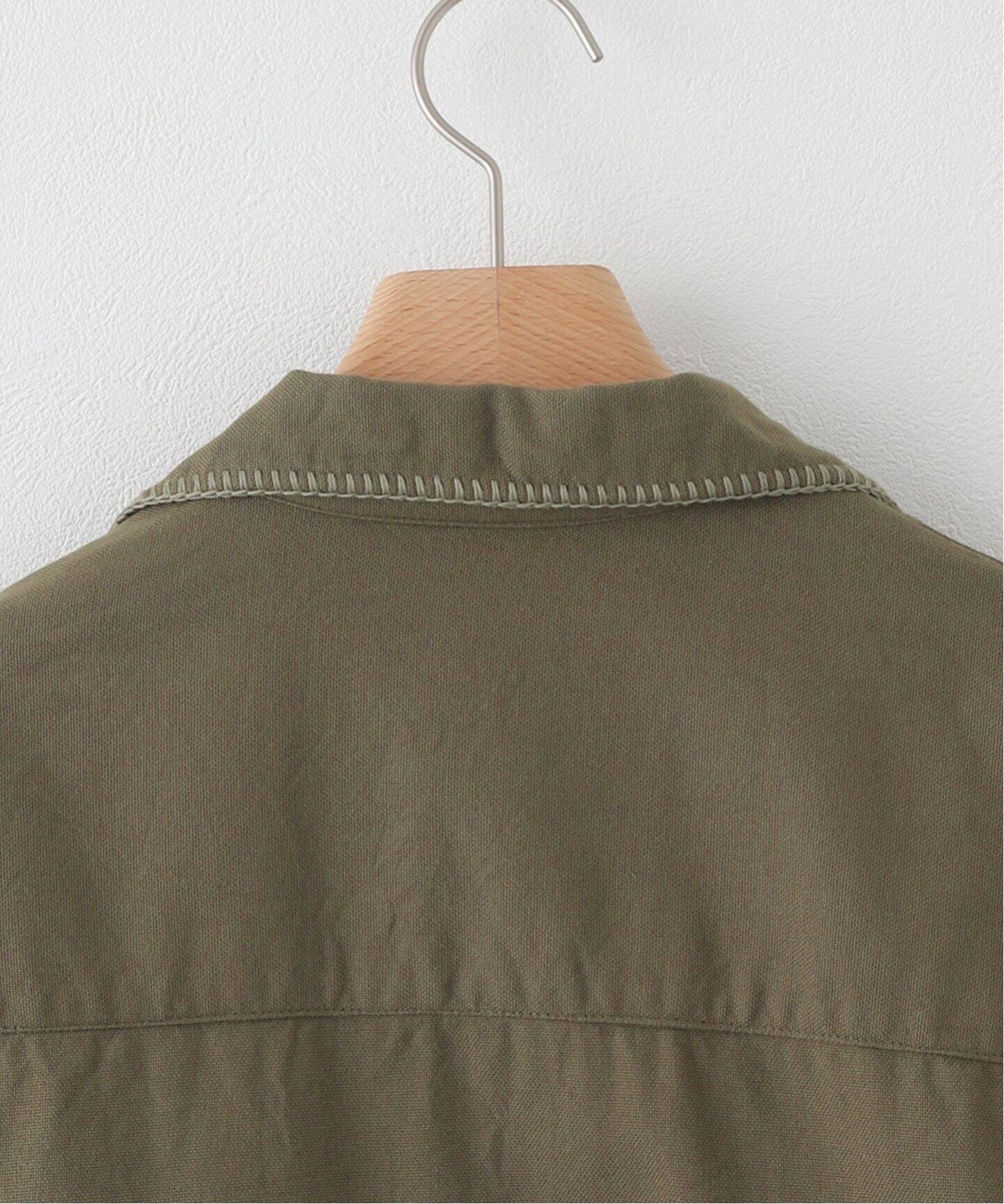 UNUSED / アンユーズド】STITCH OPEN COLLAR L/S SHIRTS（シャツ 