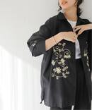 別注【DEL SOL/デルソル】el mare MEXICO EMBROIDERY SHI：シャツ