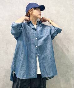 追加》CLシャンブレー レギュラーカラー-Big-シャツのコーディネート 