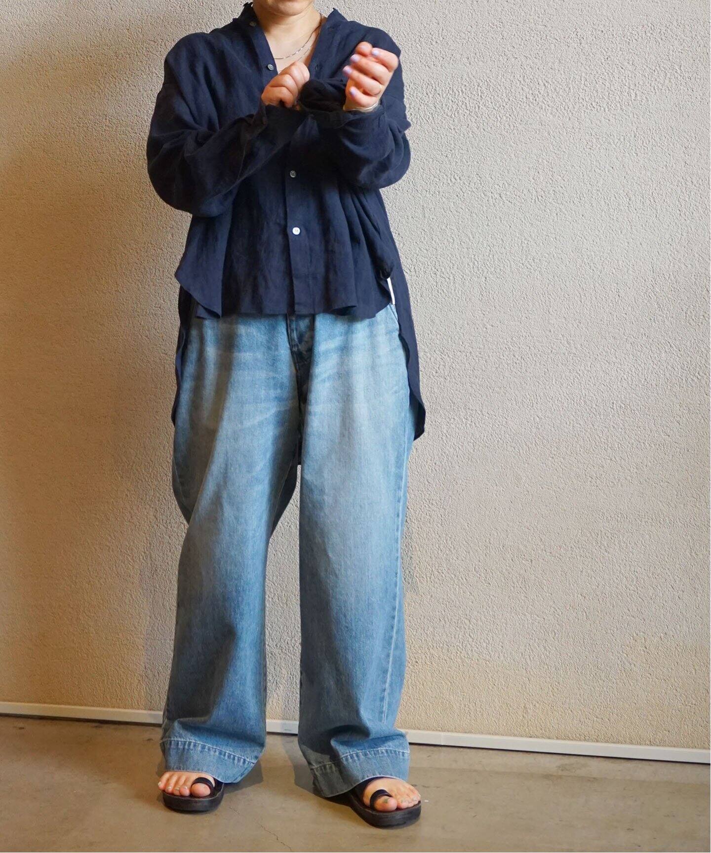 60リネン スタンドカラーシャツ（シャツ／ブラウス）｜journal 