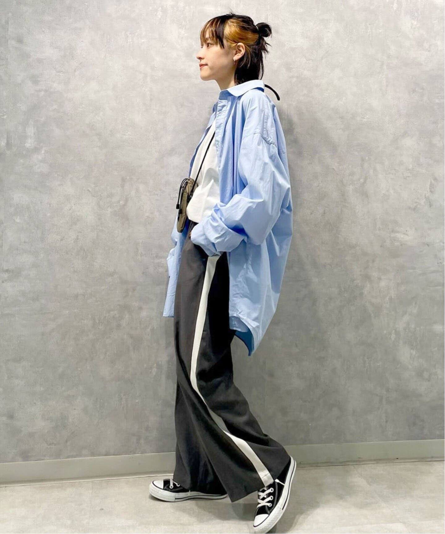 ATON/エイトン】 COTTON LAWN OVERSIZED SHIRT（シャツ／ブラウス 