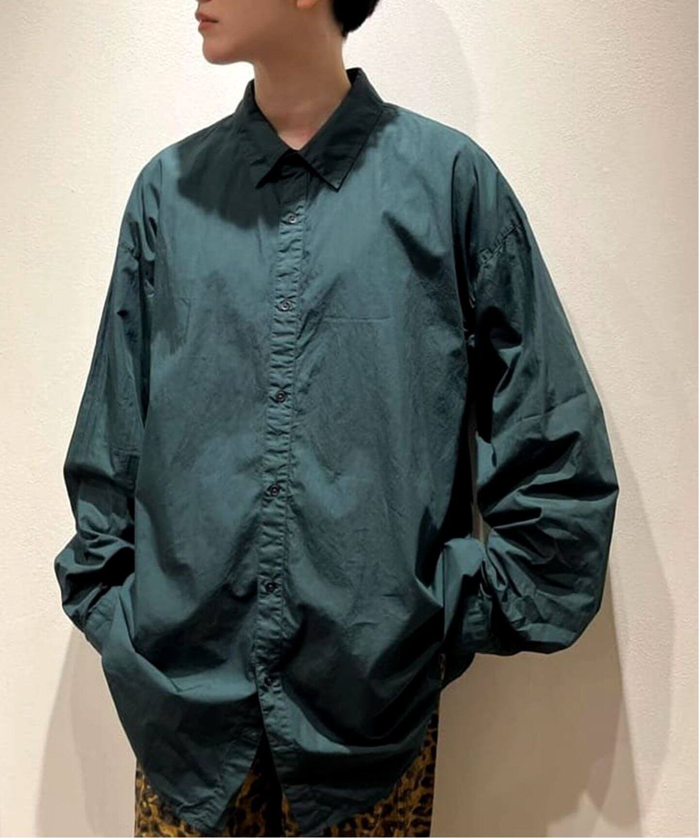 ATON/エイトン】 COTTON LAWN OVERSIZED SHIRT（シャツ／ブラウス  
