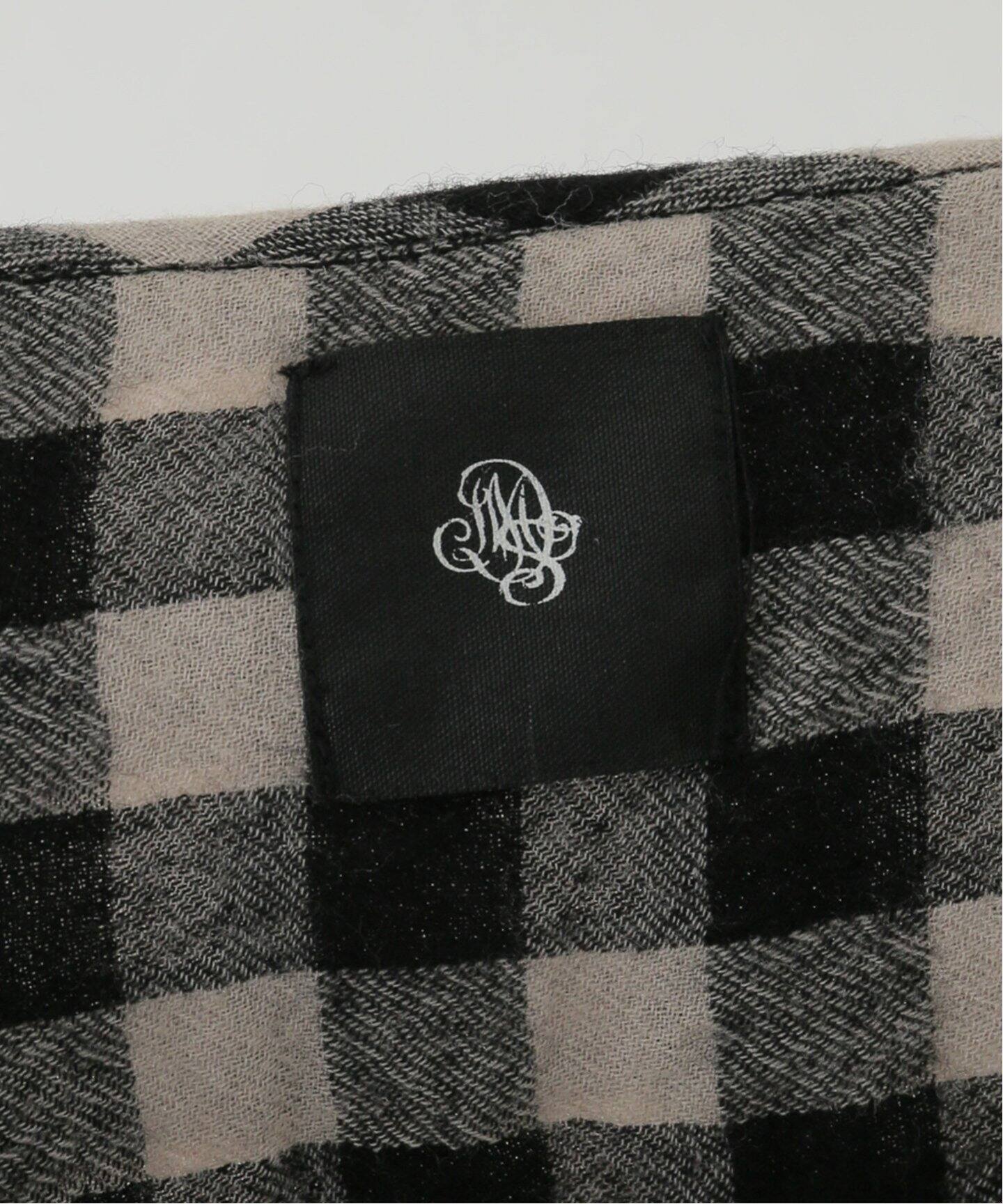 □【maison de soil/メゾン ド ソイル】 WOOL BIG GINGHAM LONG SHI 