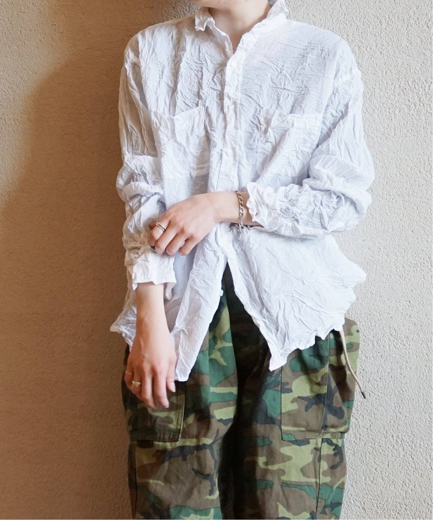 VAS-Y LENTEMENT/ヴァジーラントマン】L/SL OVERSISED SHIRT（シャツ  