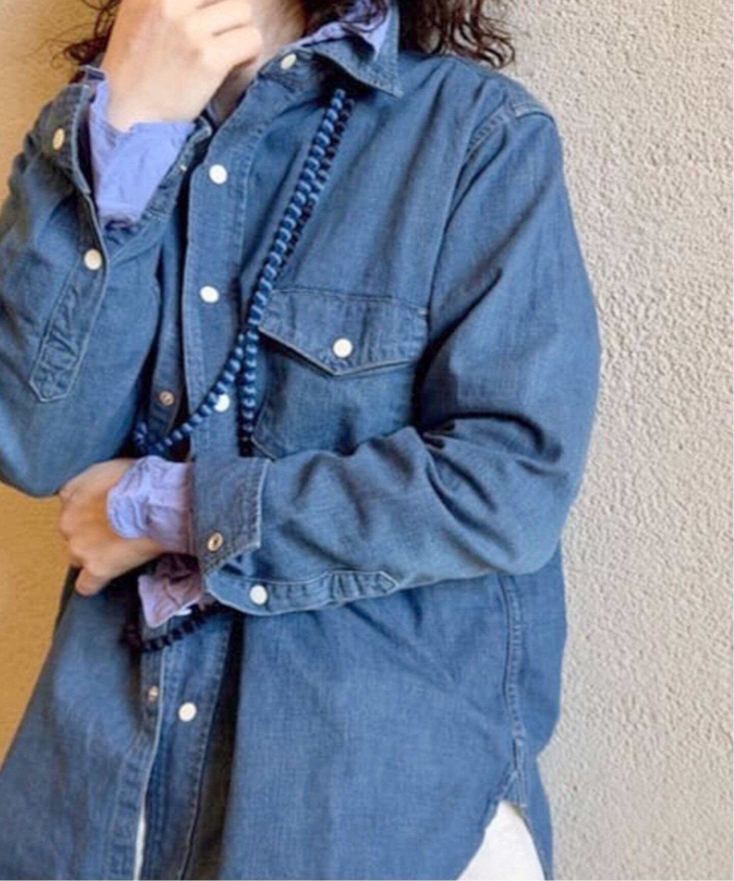 chimala/チマラ】 for luxe DENIM WESTERN SHIRT（シャツ／ブラウス  