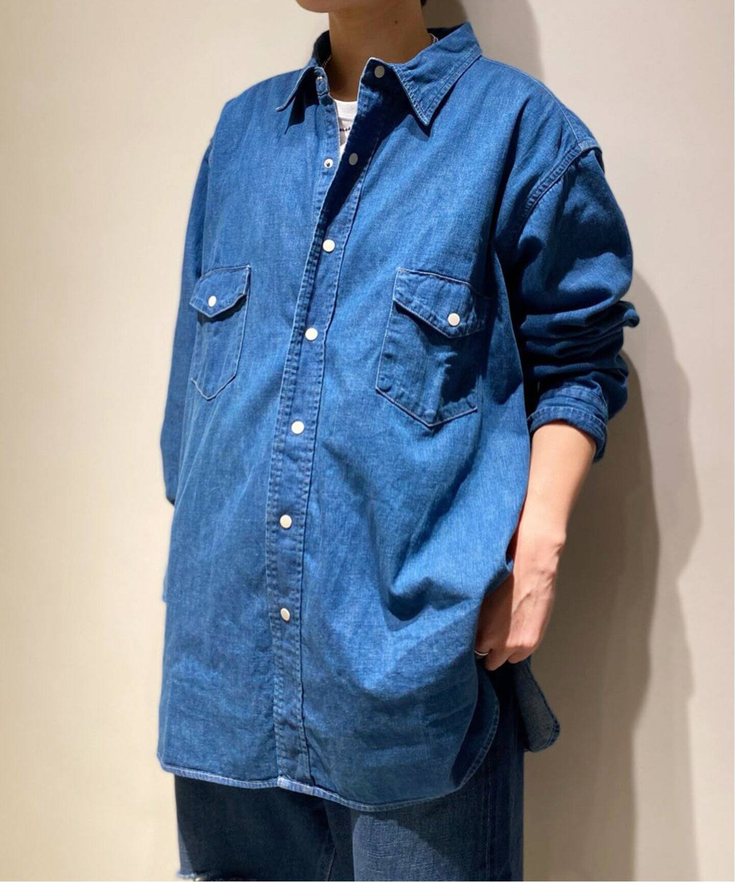 chimala/チマラ】 for luxe DENIM WESTERN SHIRT（シャツ／ブラウス  