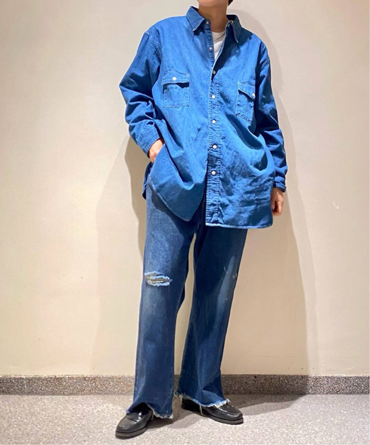 chimala/チマラ】 for luxe DENIM WESTERN SHIRT（シャツ／ブラウス  