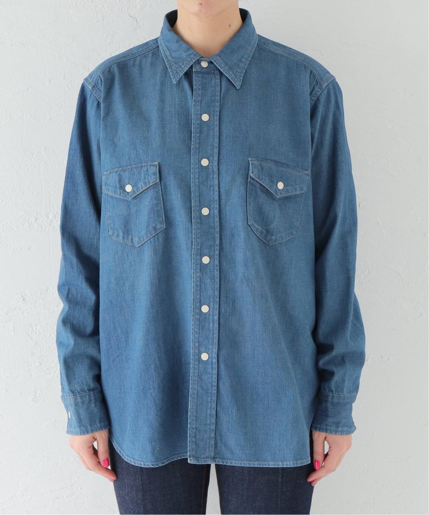 chimala/チマラ】 for luxe DENIM WESTERN SHIRT（シャツ／ブラウス  