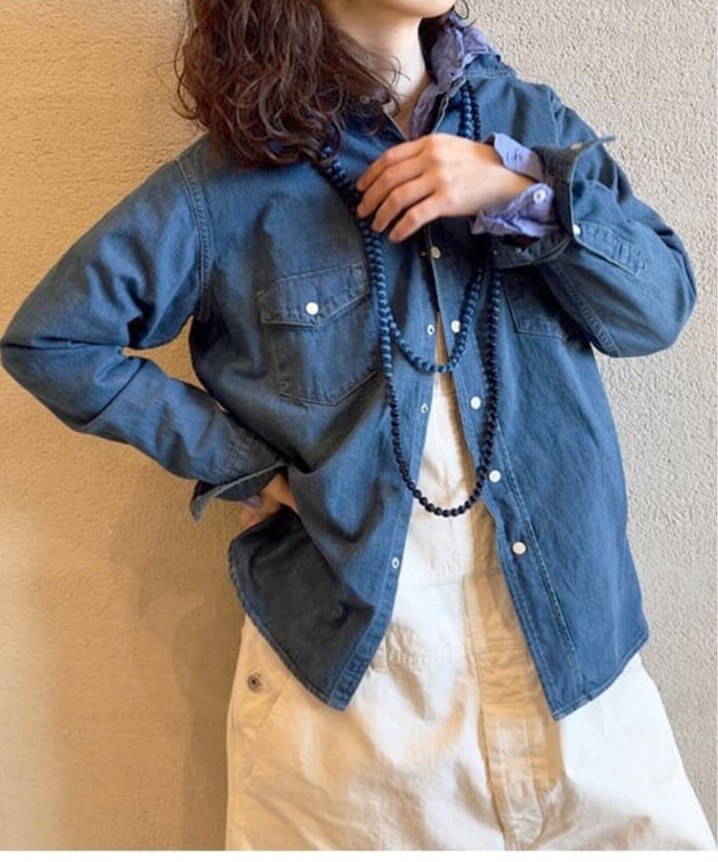 chimala/チマラ】 for luxe DENIM WESTERN SHIRT（シャツ／ブラウス  