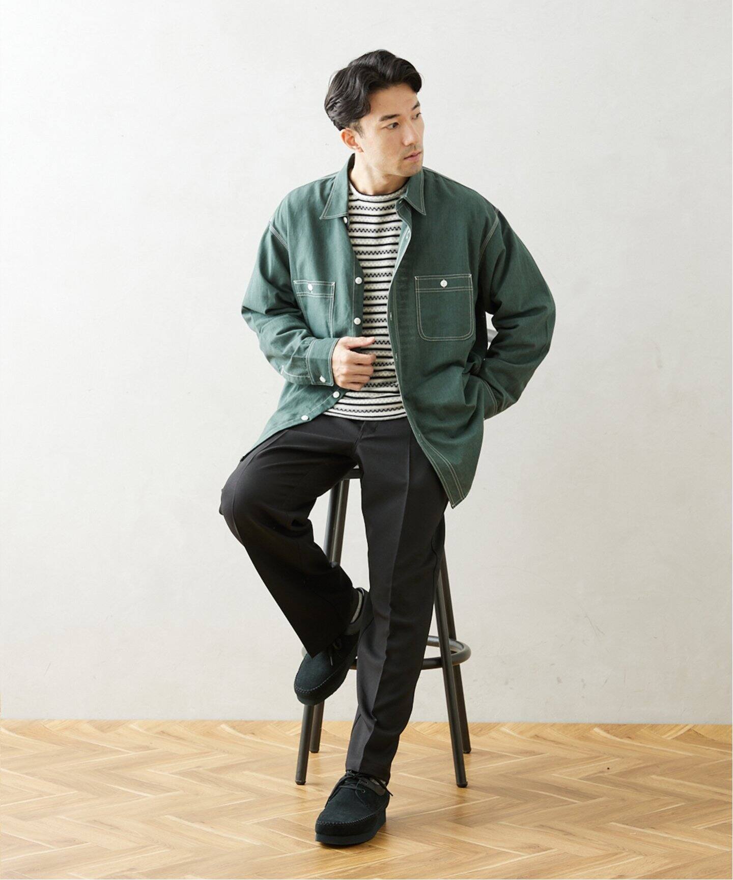 JOURNAL STANDARD relume ダンガリーシャツ セール】ダンガリーシャツワンピース◇（シャツワンピース