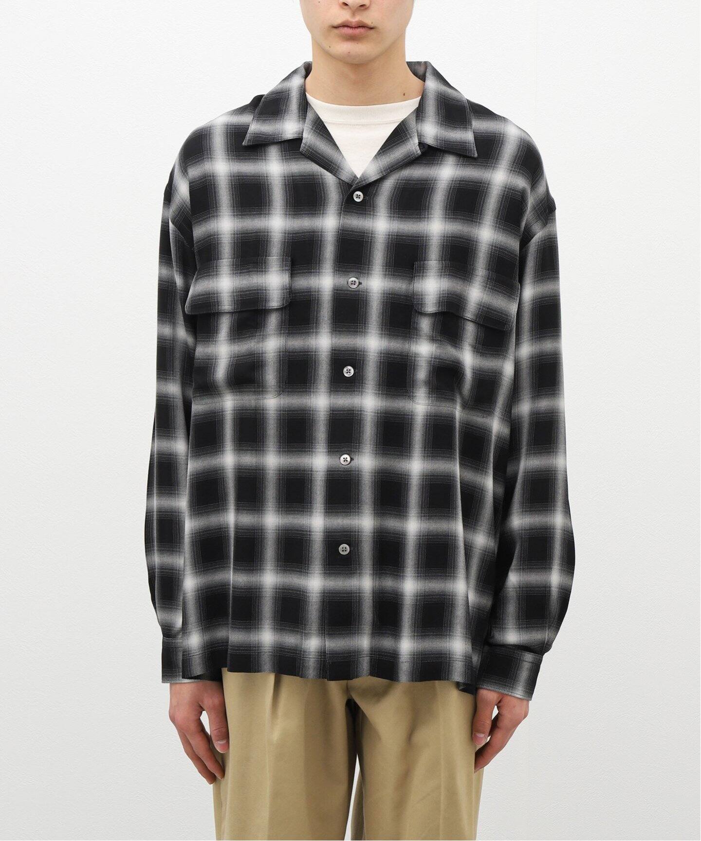 J.S.Homestead / Stead】RAYON OMBRE OPEN COLLAR SHIRTS（シャツ 