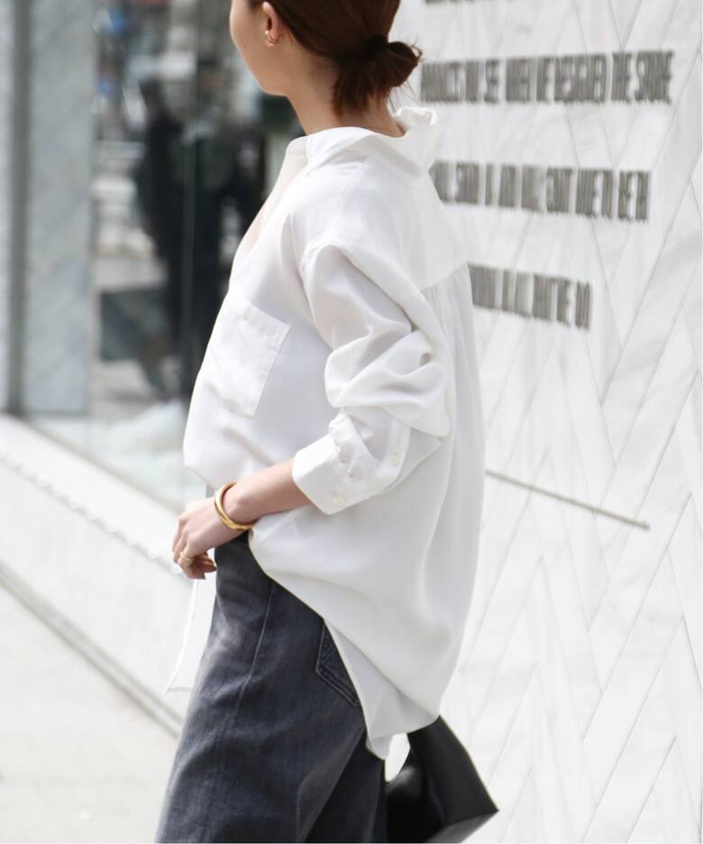 silk wash シャツ（シャツ／ブラウス）｜Deuxieme Classe 