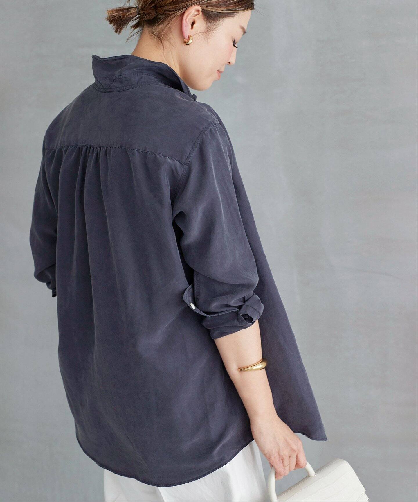 silk wash シャツ（シャツ／ブラウス）｜Deuxieme Classe 