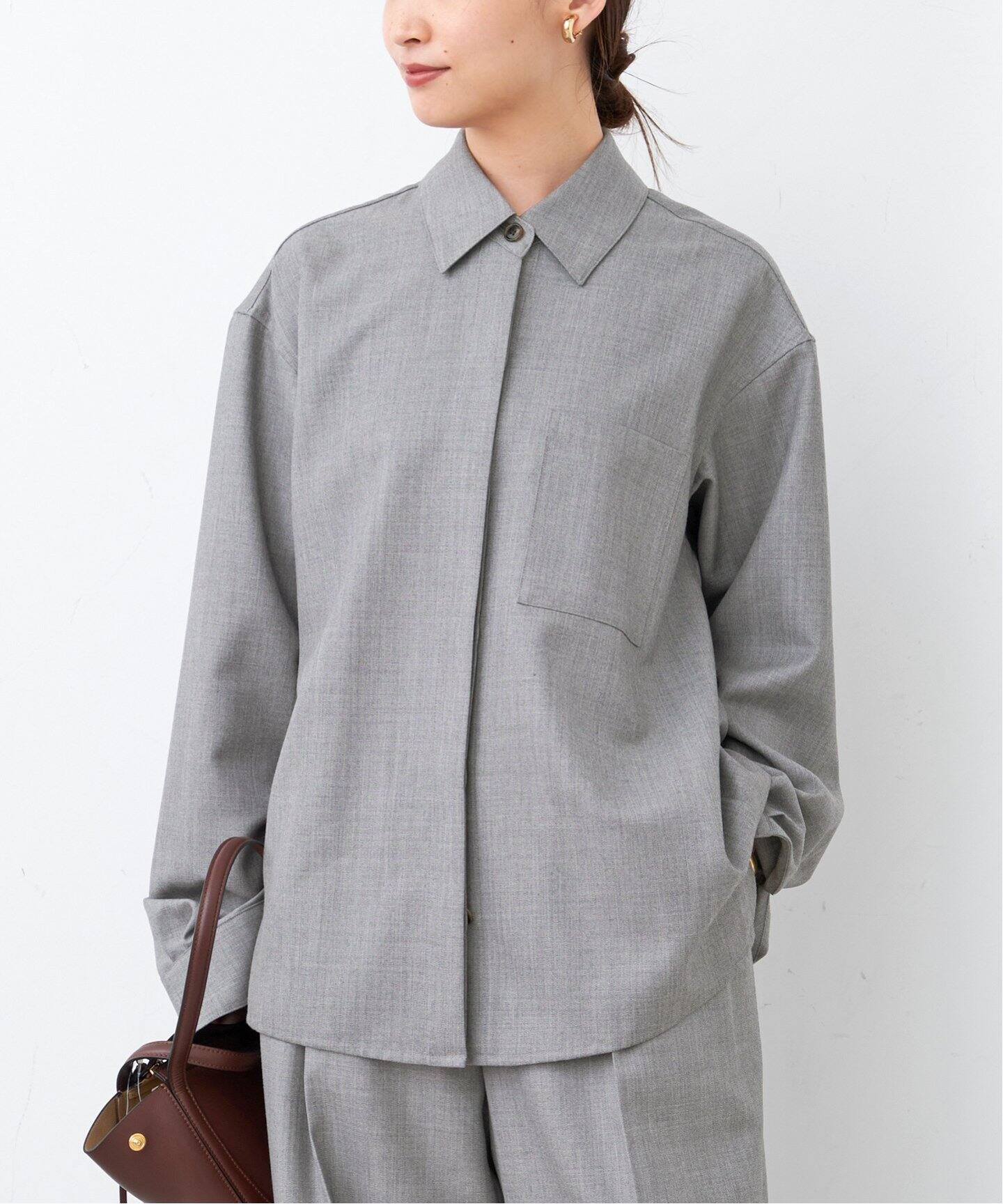WOOL SERGE JACK シャツ（シャツ／ブラウス）｜Deuxieme Classe 