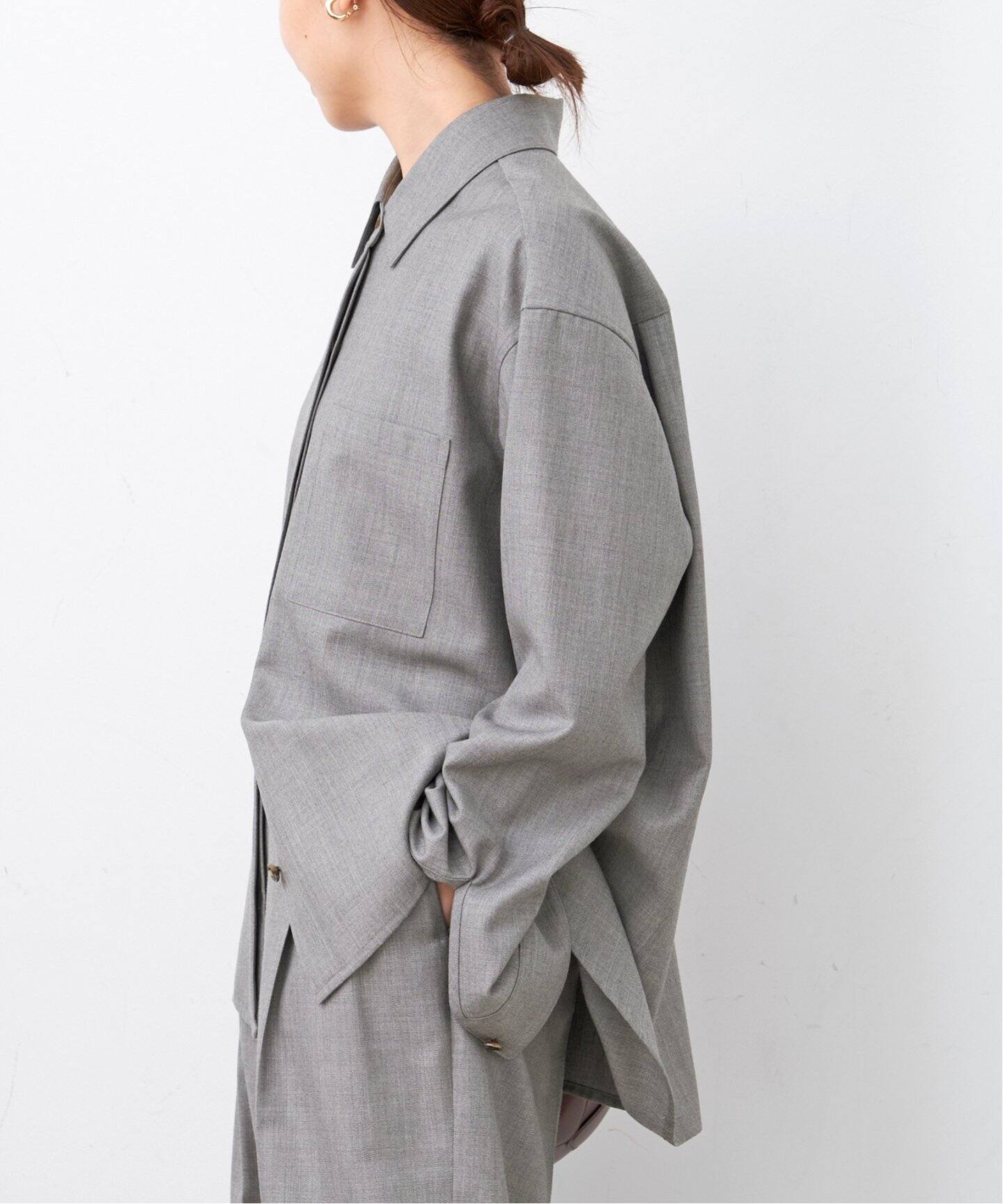 WOOL SERGE JACK シャツ（シャツ／ブラウス）｜Deuxieme Classe 