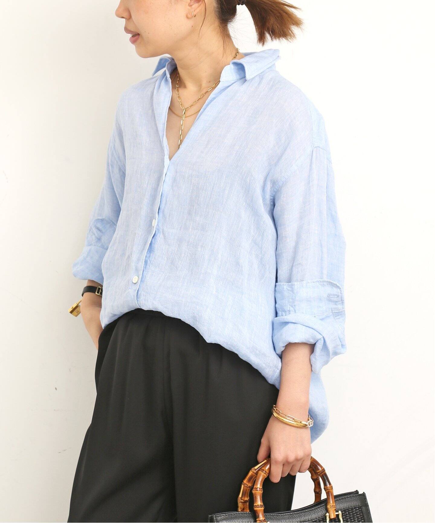 リネン ウォッシュシャツ（シャツ／ブラウス）｜Deuxieme Classe  