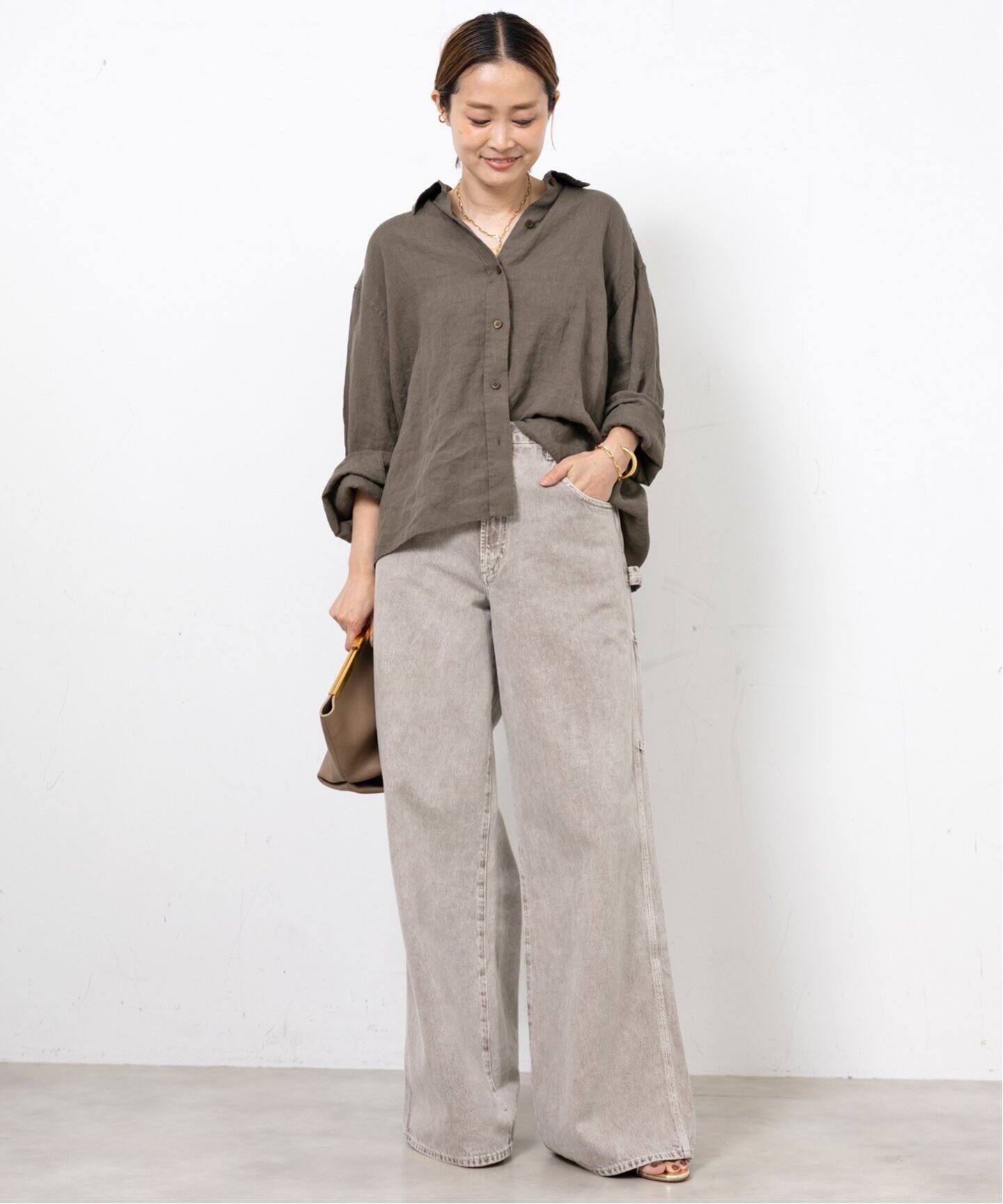 美品★ドゥーズィエムクラス｜定価3万WIDE LINEN シャツ 美品】Deuxieme Classe WIDE LINEN ワイドリネンシャツ - メルカリ