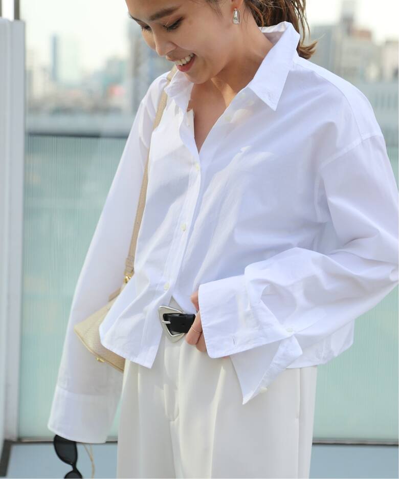 Cropped BD シャツ（シャツ／ブラウス）｜Deuxieme Classe 